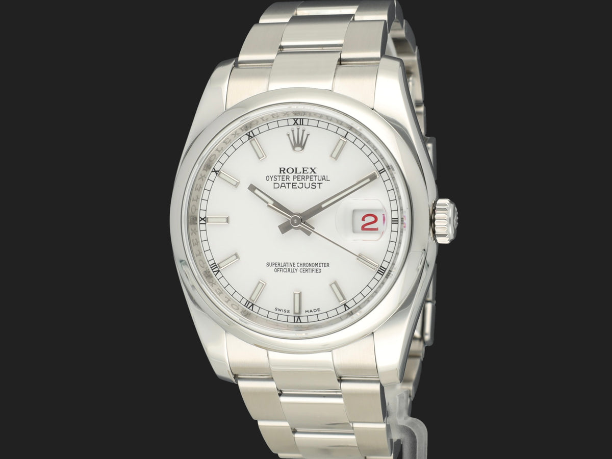 Rolex Datejust 36 White Dial 116200 (1)