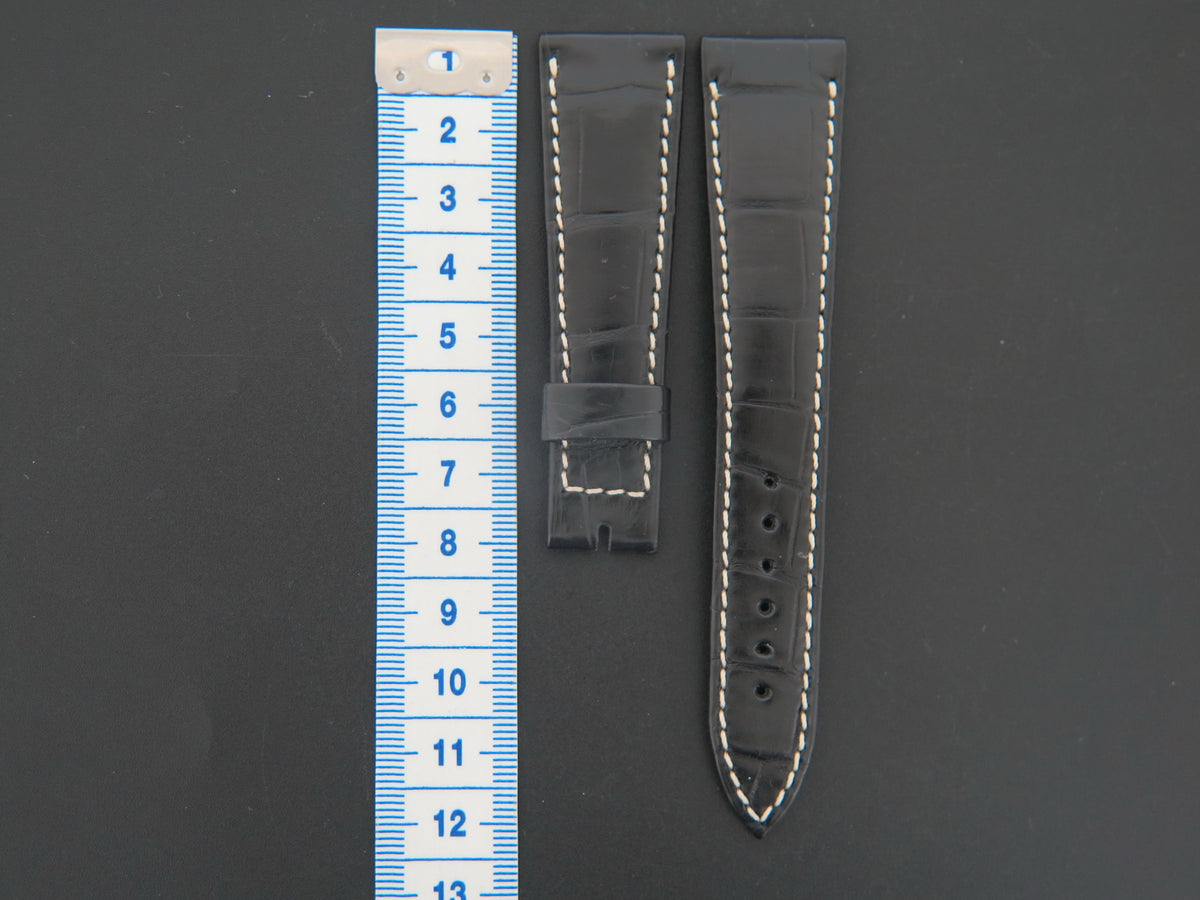 Breguet Alligator Leather Strap 21mm NEW (1)