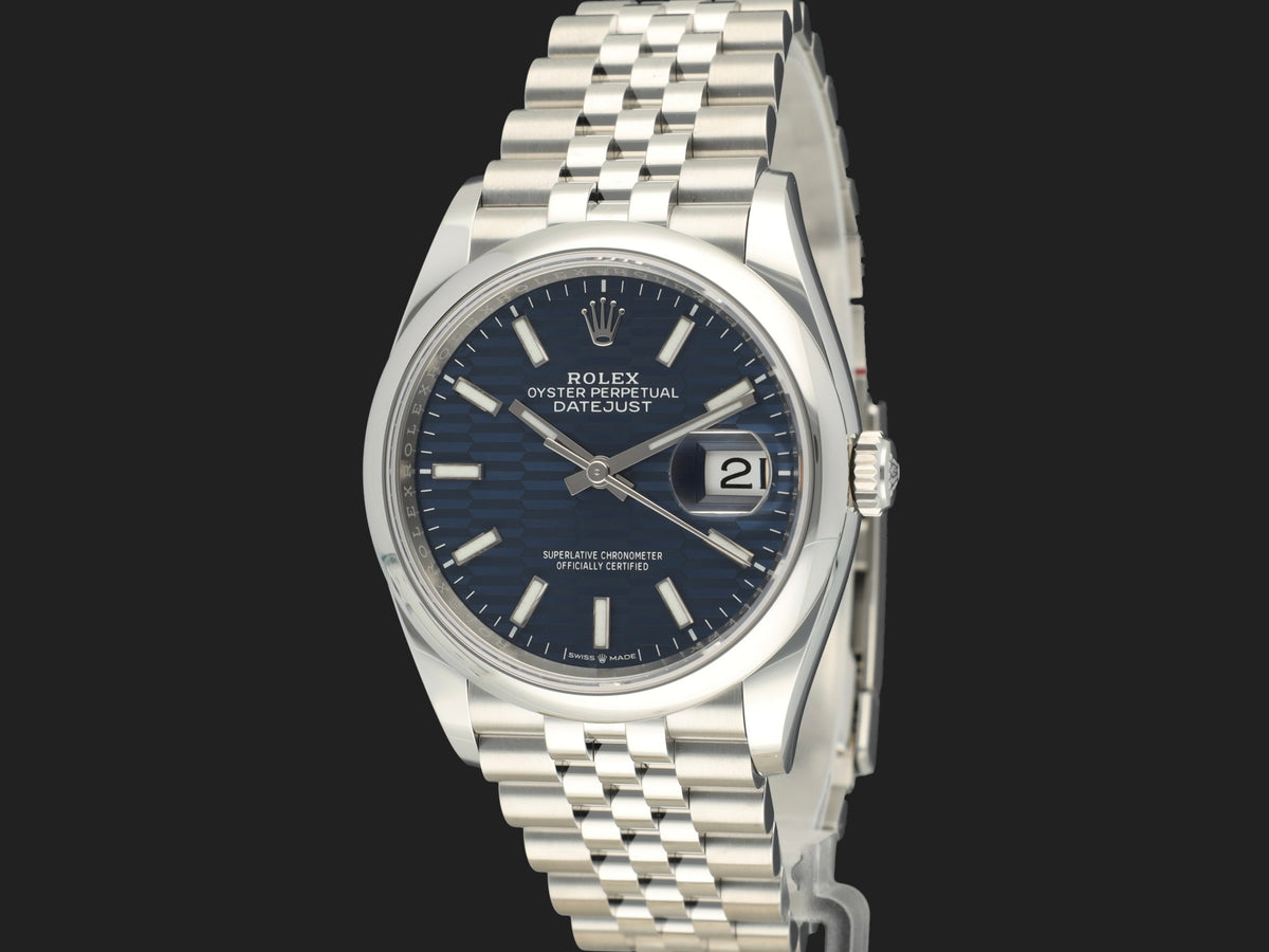 Rolex Datejust Blue Motif Dial 126200 NEW (1)