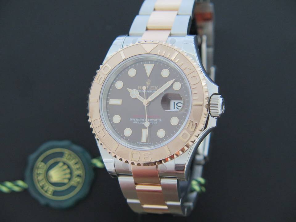 Rolex Yacht-Master Everosegold/Steel Chocolate Dial NEW 116622 (1)