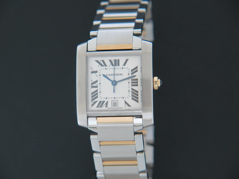 Cartier Tank FranÃ§aise GM Automatic Gold/Steel 2302 (1)