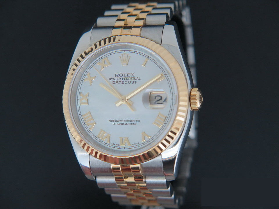 Rolex Datejust Gold/Steel MOP Dial 116233 (1)