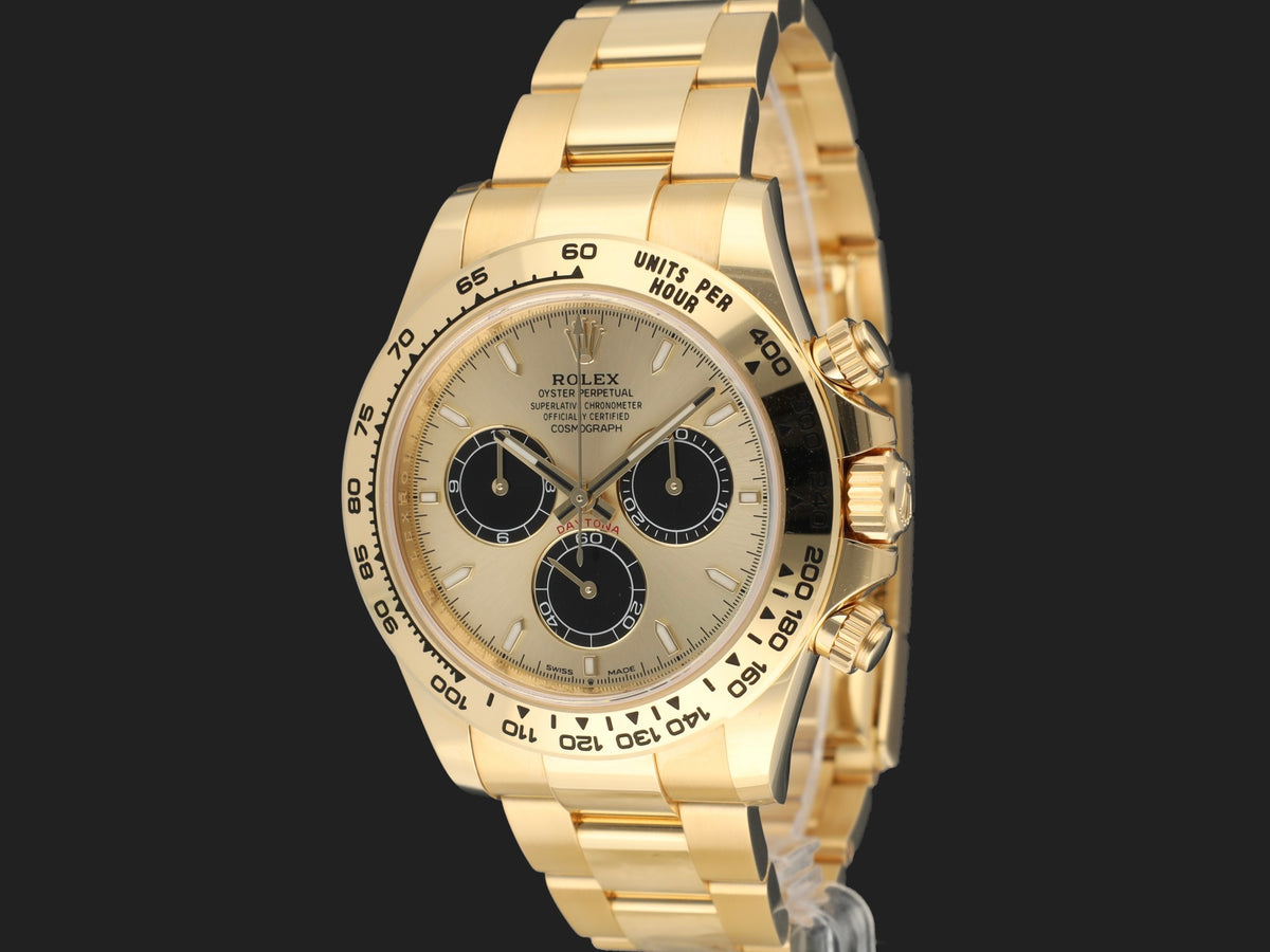 Rolex Daytona Yellow Gold Champagne Dial 126508  Partial stickers (1)