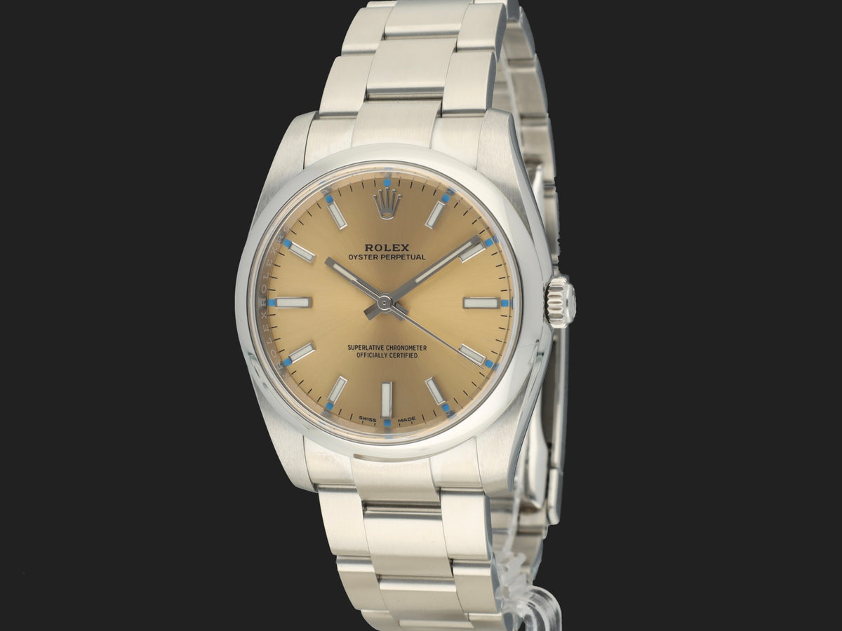 Rolex Oyster Perpetual 34 White Grape Dial 114200 (1)