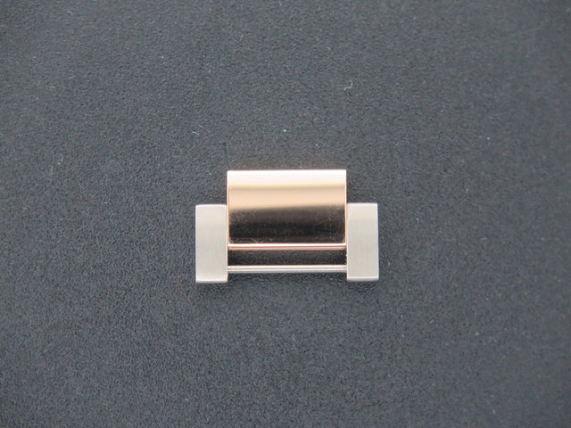 Omega 18MM Rose Gold/Steel Link for Omega Aqua Terra.