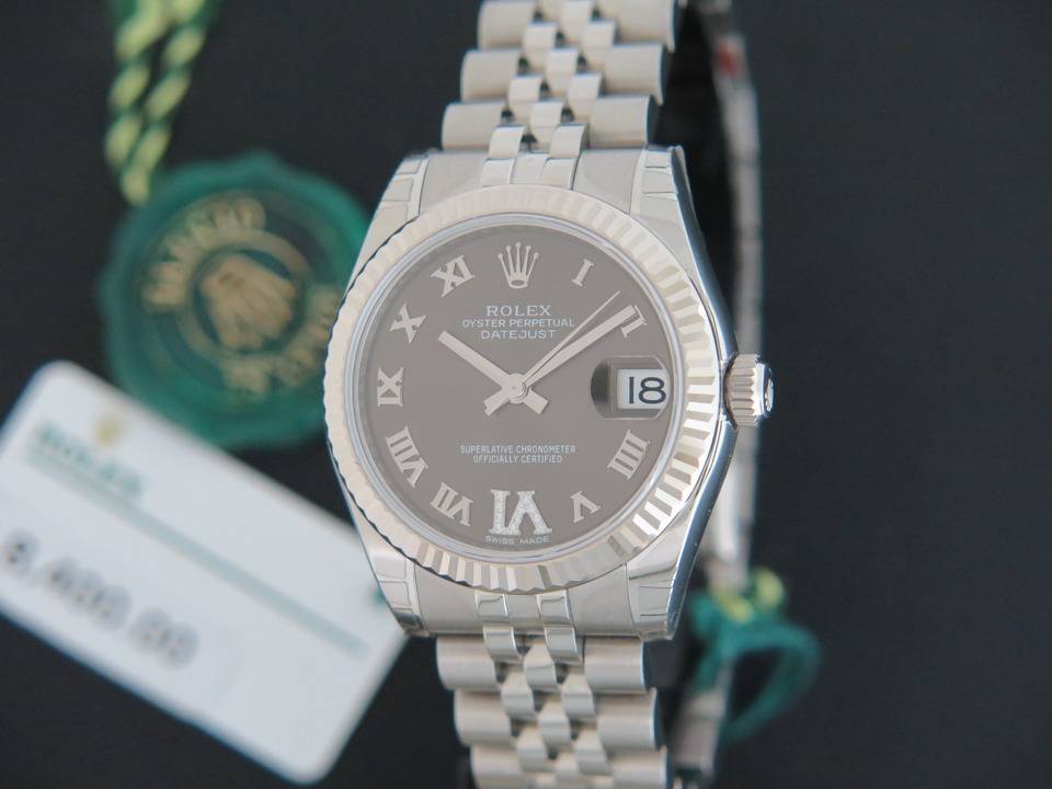 Rolex Datejust Diamond Grey Dial 178274 NEW (1)