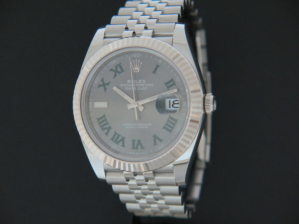 Rolex Datejust 41 Slate Roman Dial 126334 NEW  (1)