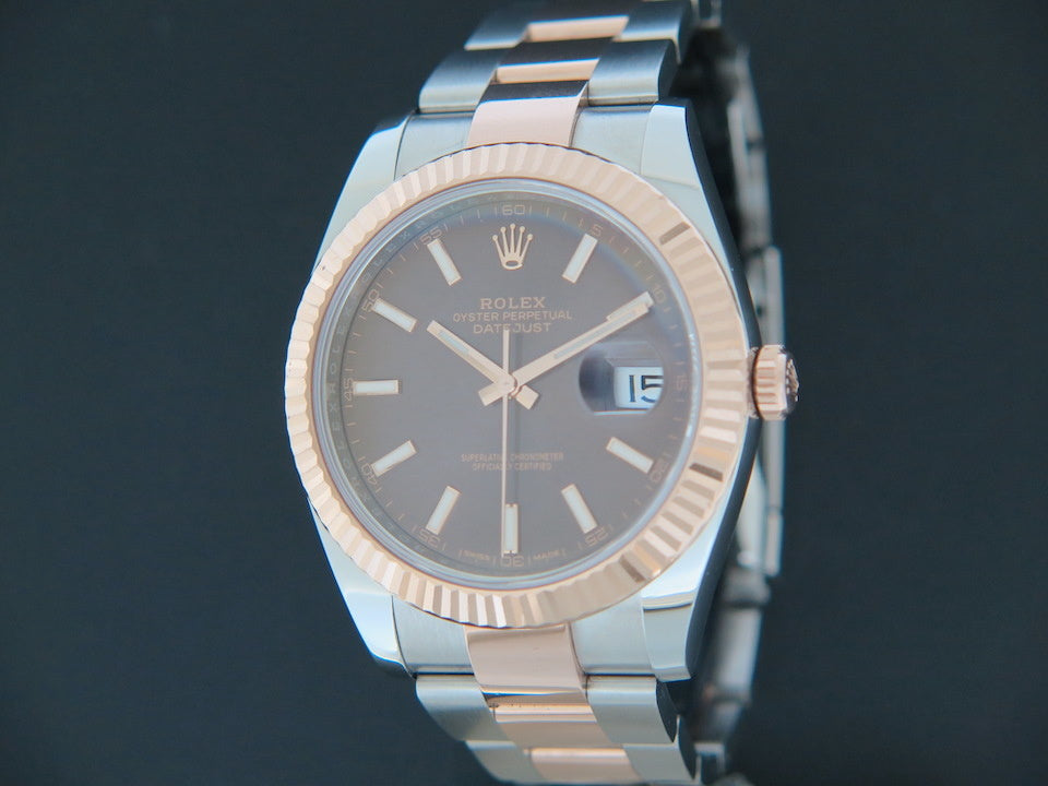 Rolex Datejust 41 Everosegold/Steel 126331 Choco Dial (1)