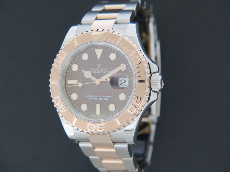 Rolex Yacht-Master Everose/Steel Chocolate Dial 116621 (1)