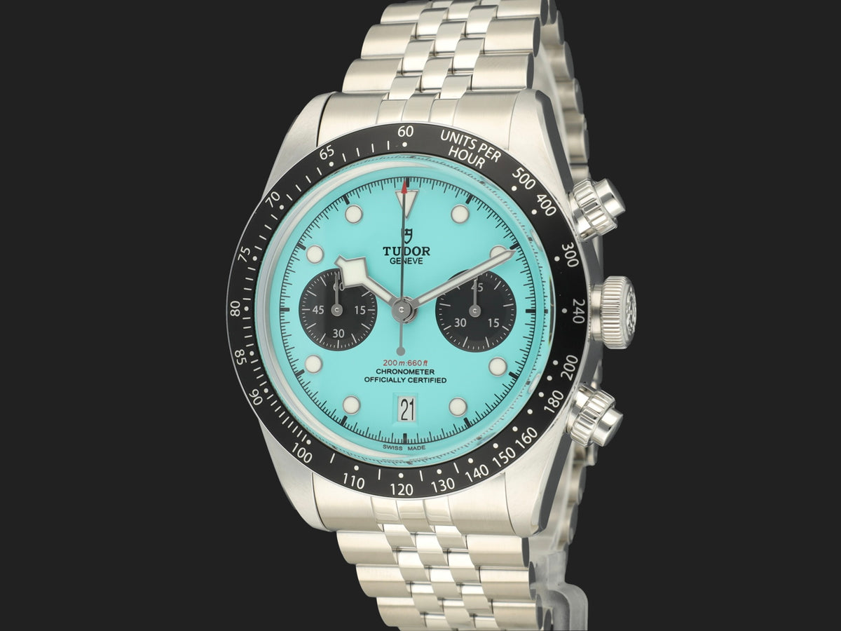 Tudor Black Bay Chrono Turquoise Dial "Flamingo" 79360N 79360N (1)