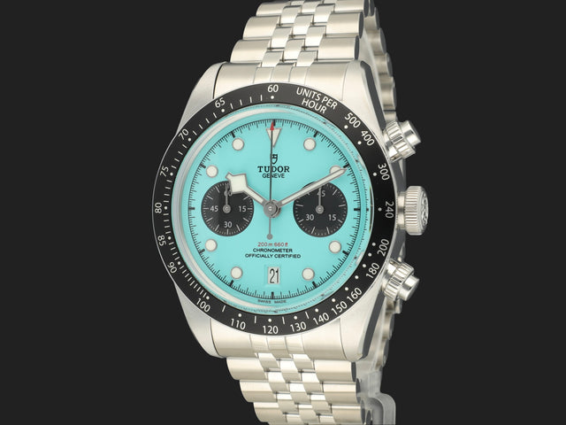 Tudor Black Bay Chrono Turquoise Dial "Flamingo"