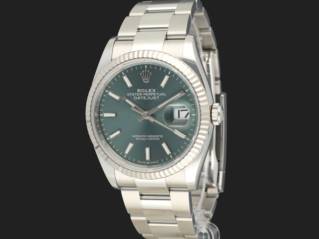 Rolex Datejust Mint Green Dial