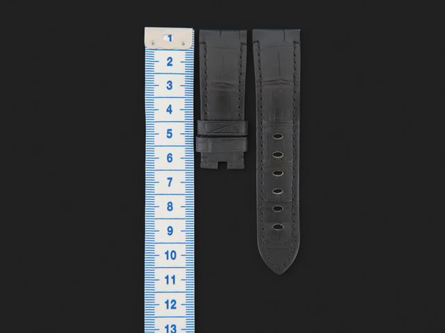 Panerai Black Crocodile Leather Strap 20 MM