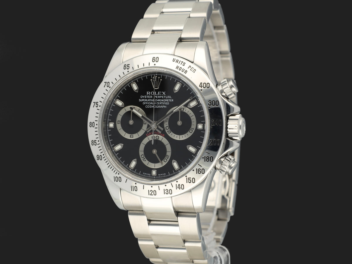 Rolex Daytona Black Dial 116520 (1)