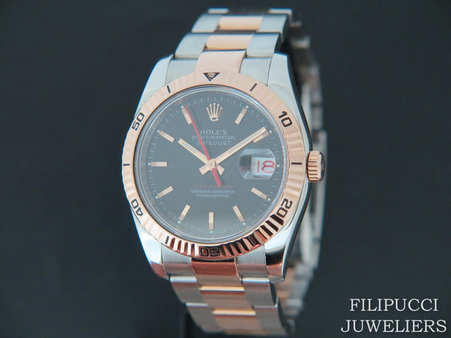 Rolex Datejust Turn-O-Graph Rose Gold/Steel