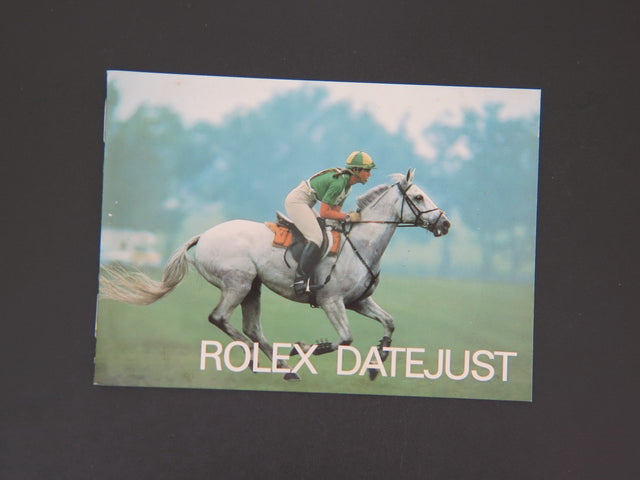 Rolex Datejust Booklet English