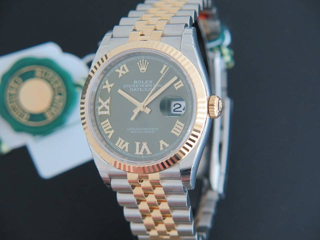 Rolex Datejust NEW Green Diamond dial