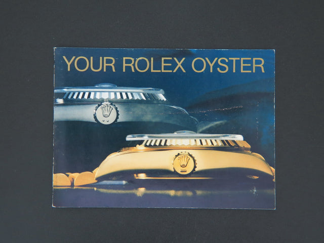Rolex Oyster Booklet English