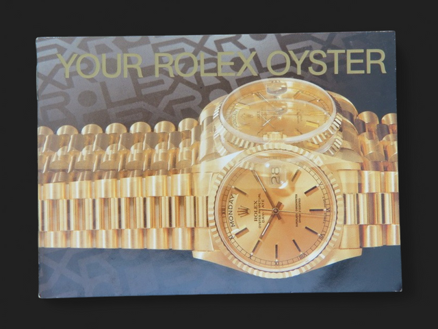 Rolex Oyster Booklet English