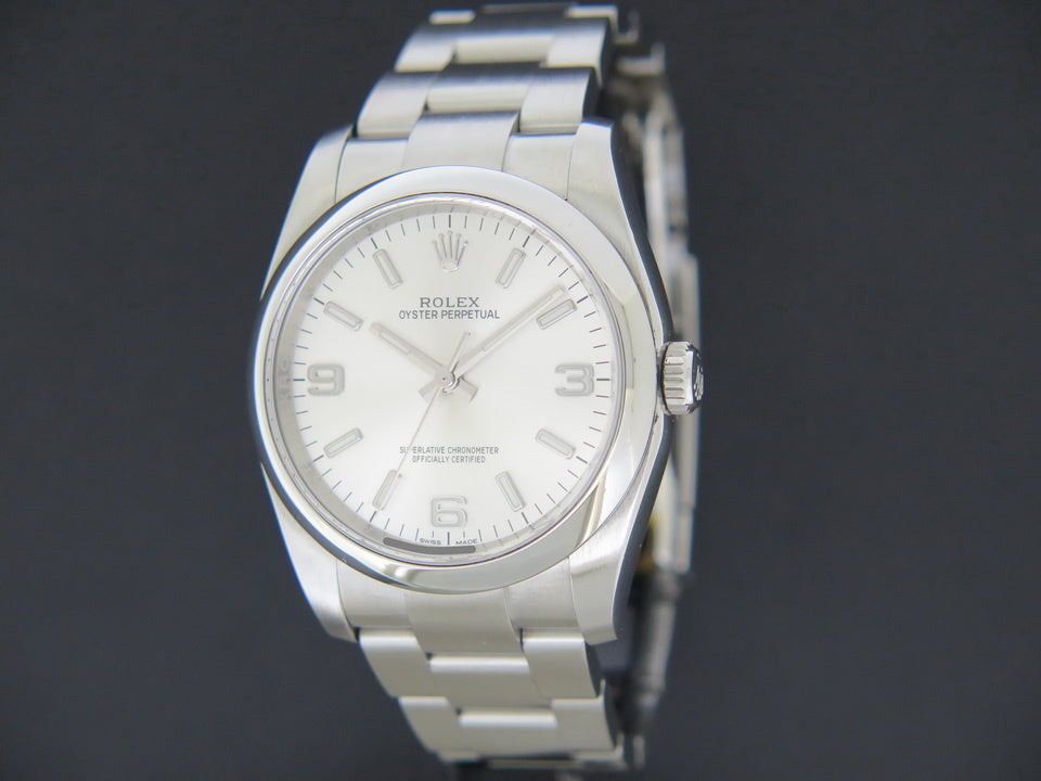 Rolex Oyster Perpetual Silver Dial 116000 (1)