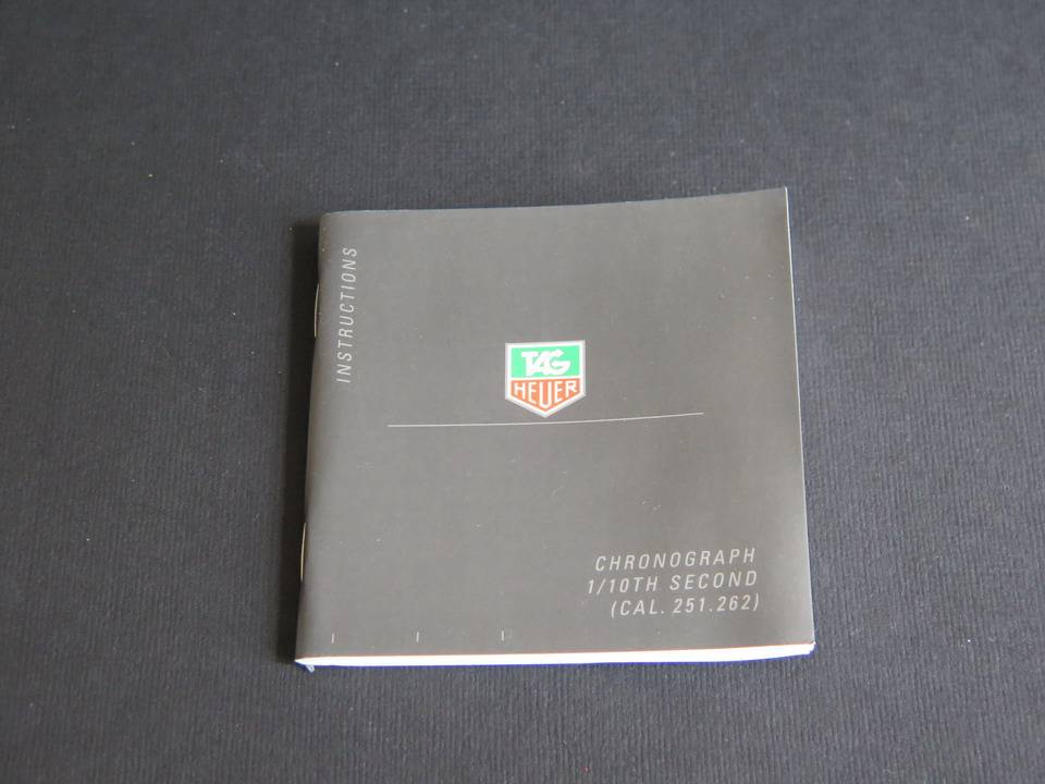 Tag Heuer Instructions Chronograph 1/10th Second Booklet 