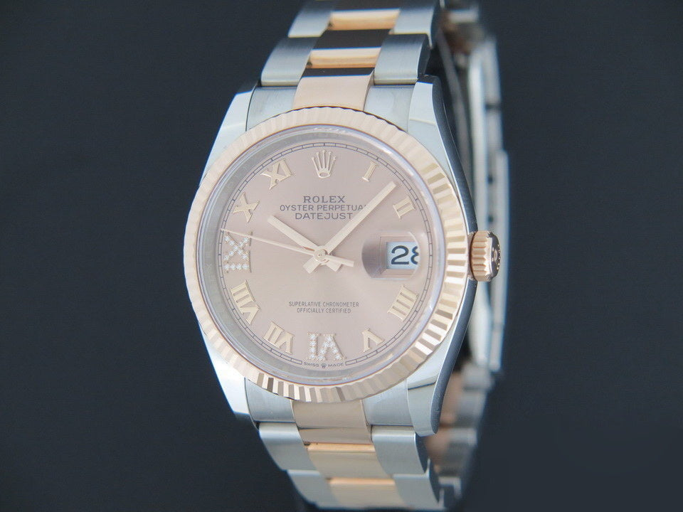 Rolex Datejust NEW 126231 Everose/Steel RosÃ© Dial  (1)