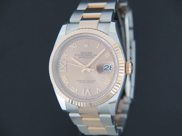 Rolex Datejust NEW Everose/Steel RosÃ© Dial