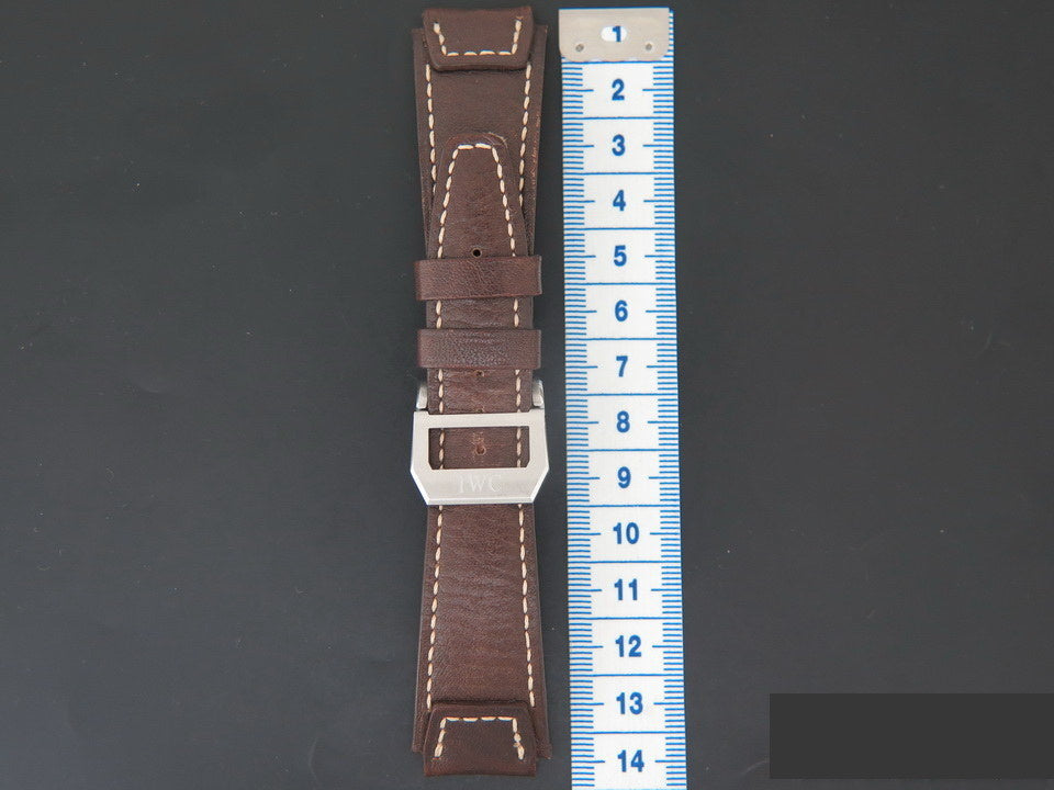 IWC Buffalo Leather Strap 19 mm with folding clasp (1)
