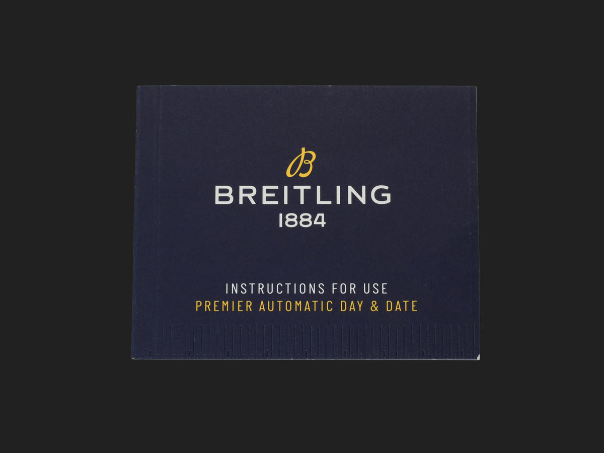 Breitling Instructions for use Premier Automatic Day & Date Booklet  (1)