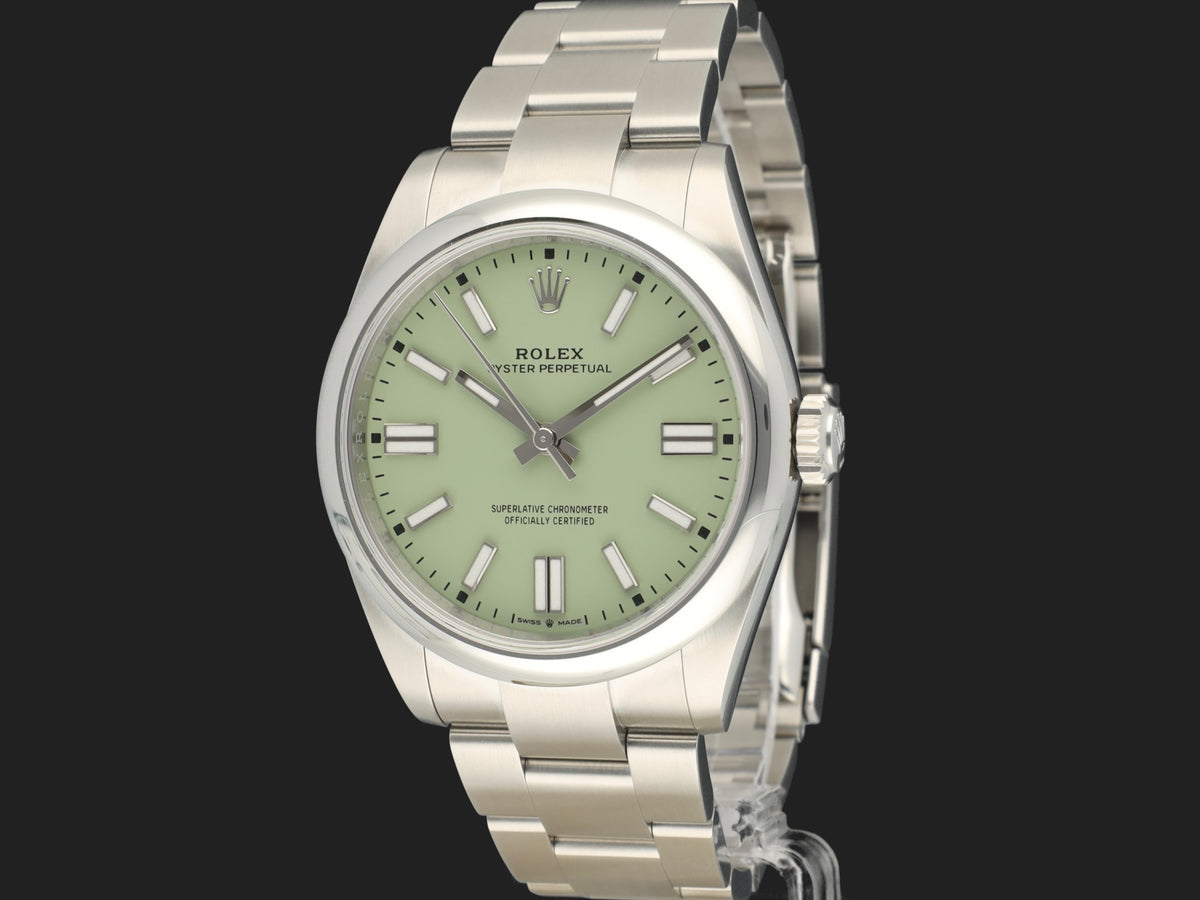 Rolex Oyster Perpetual 41 Pistachio Dial 134300 NEW (1)