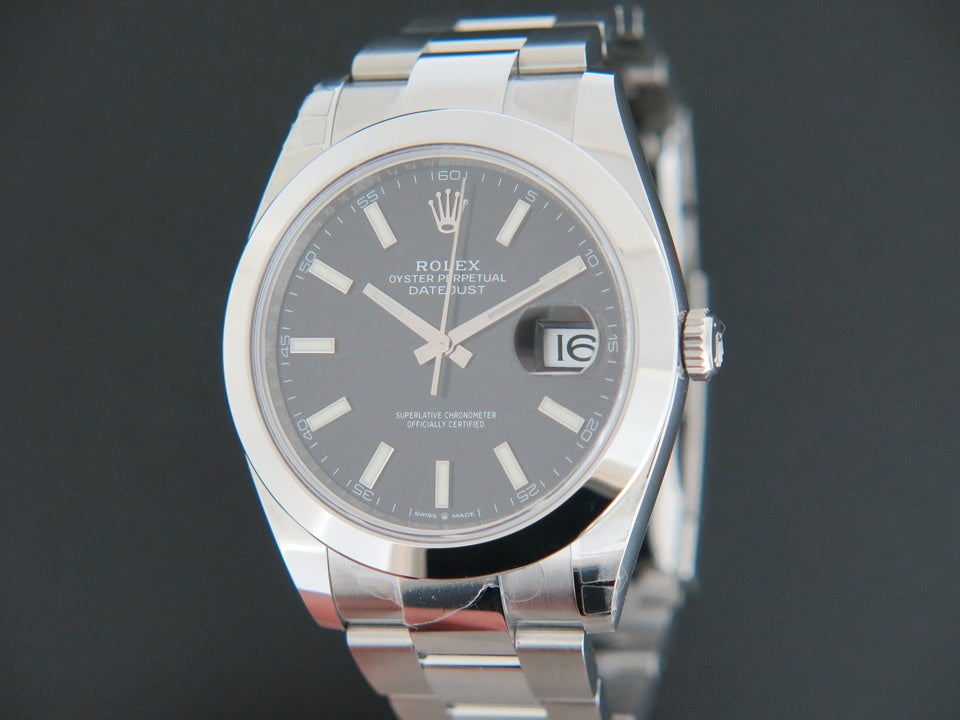 Rolex Datejust 41 Black Dial NEW 126300  (1)