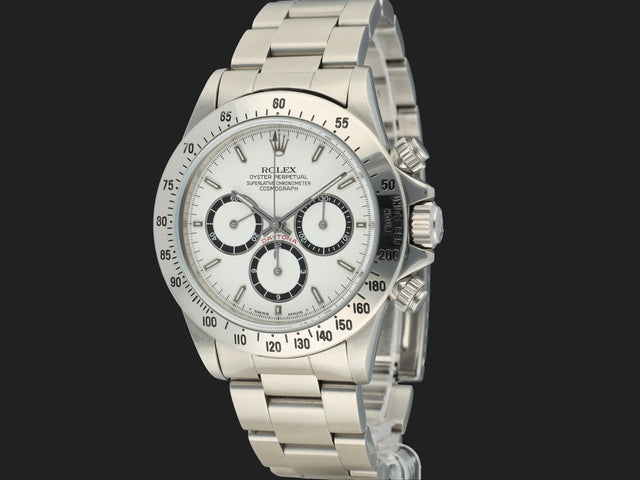 Rolex Zenith Daytona White Dial 16520 Four Lines L-Serial
