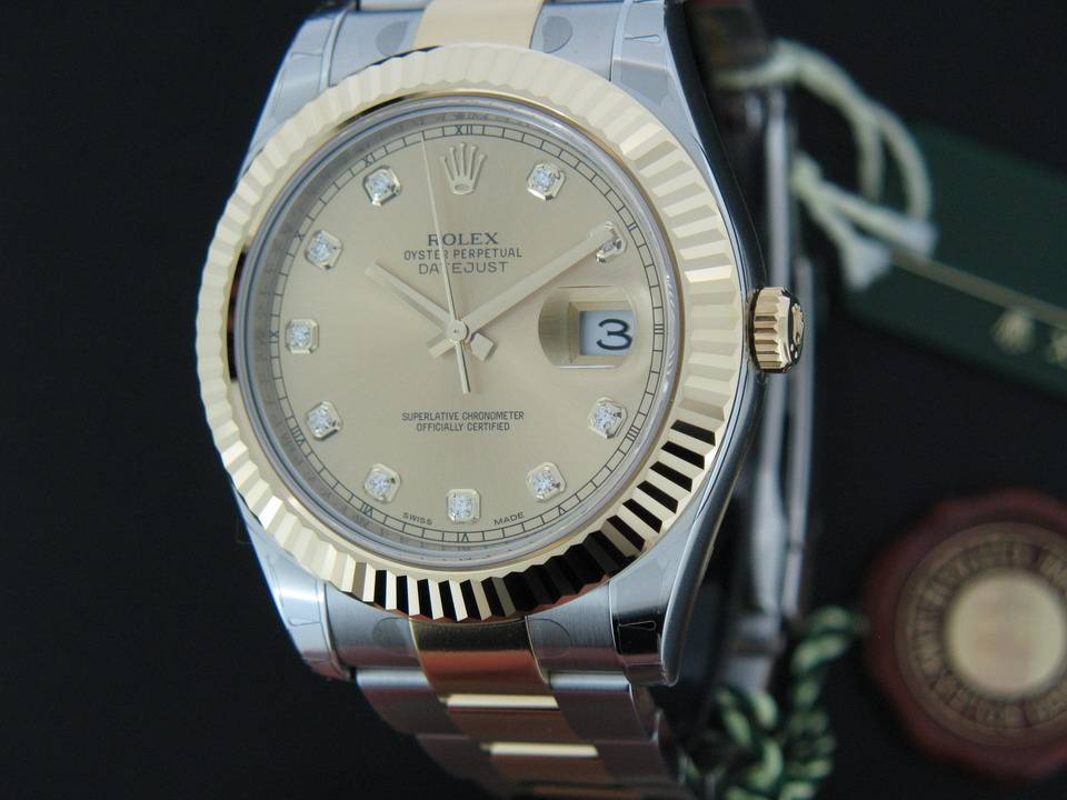 Rolex Oyster Perpetual Datejust II Diamond Dial (1)