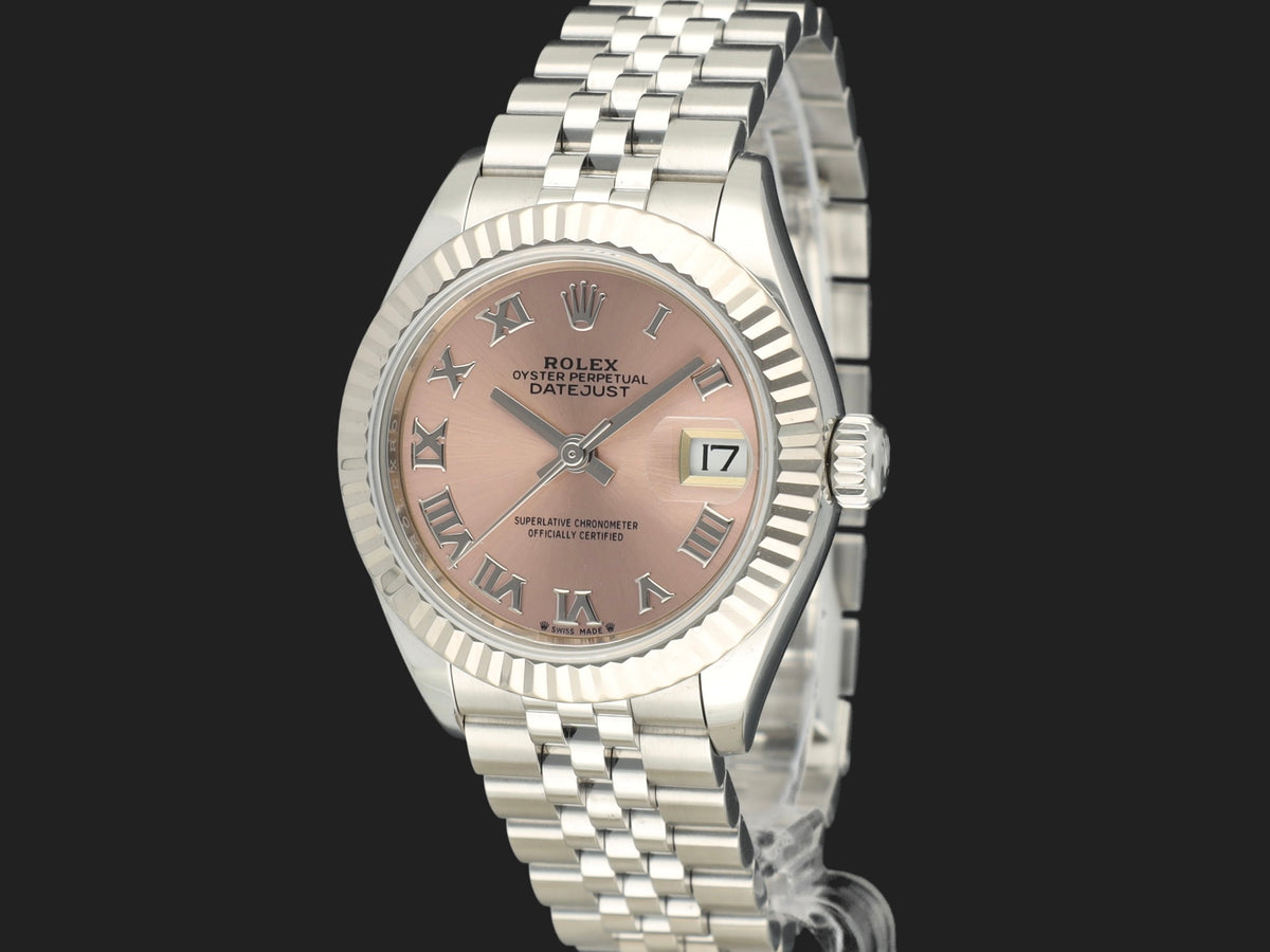 Rolex Lady-Datejust 28mm Pink Roman Dial 279174 (1)