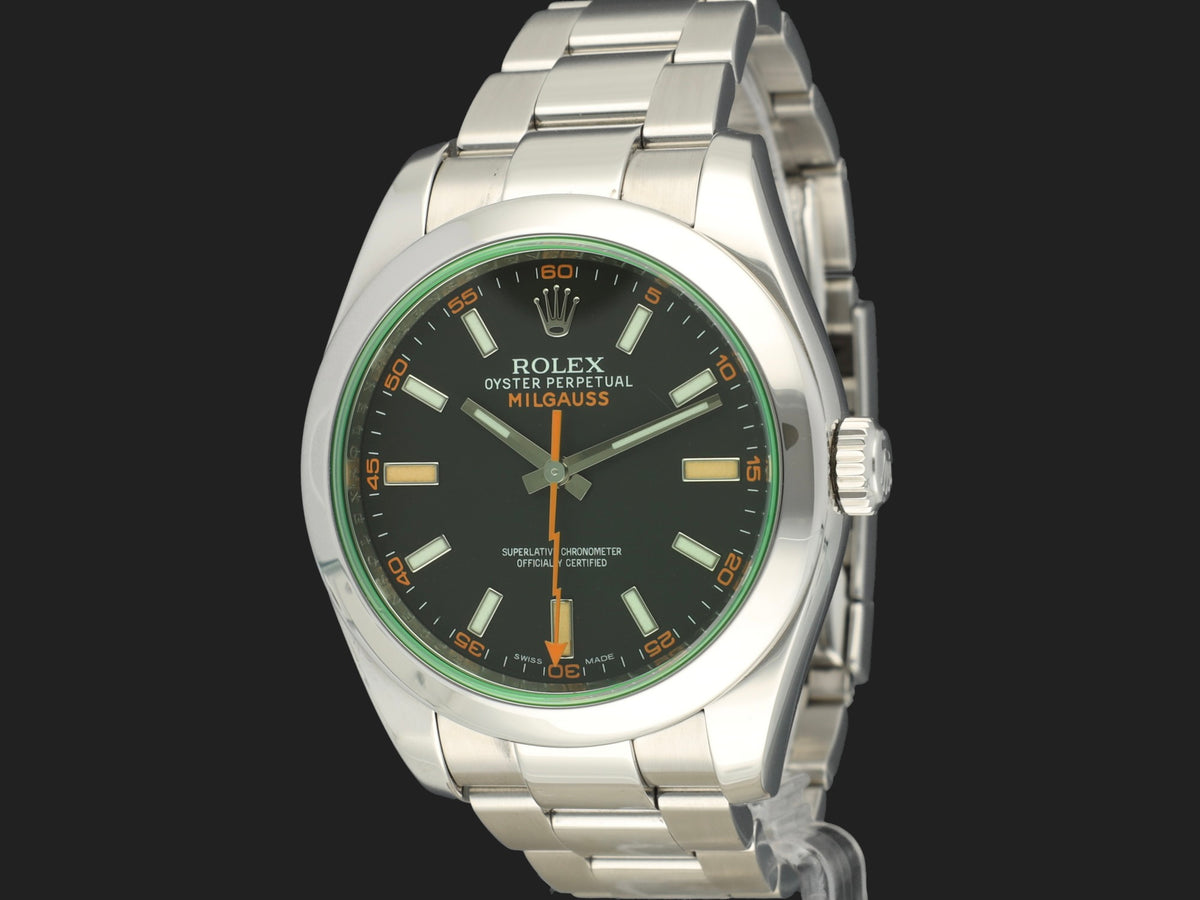 Rolex Milgauss Black Dial 116400GV (1)