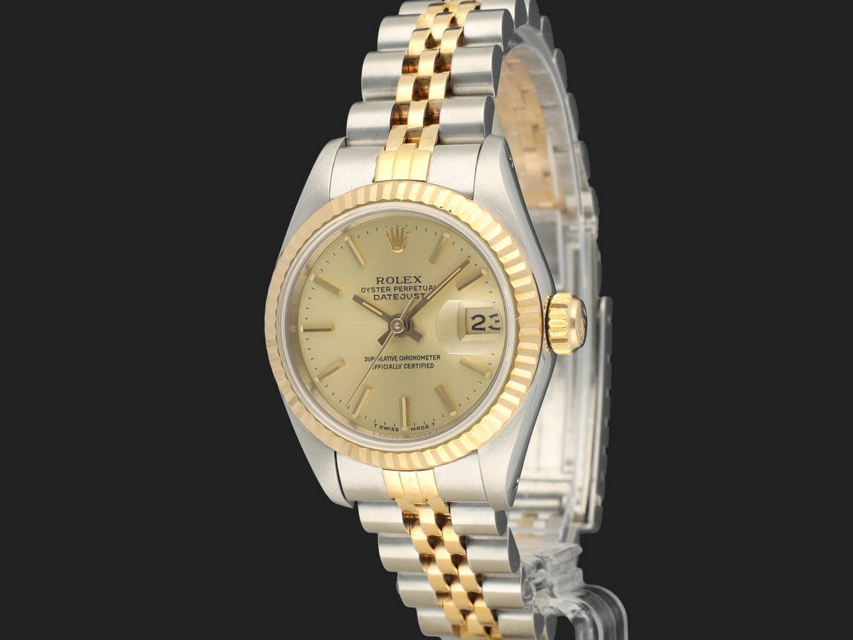 Rolex Lady-Datejust 26 Champagne Dial 69173  (1)
