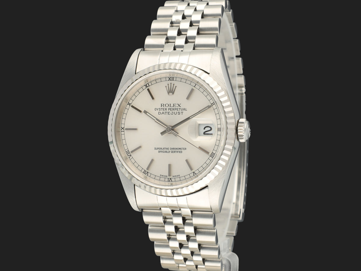 Rolex Datejust 36 Silver Dial 16234 (1)
