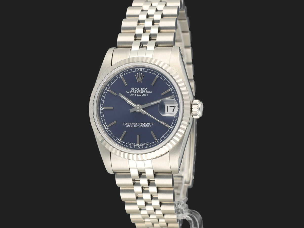 Rolex Datejust 31 Blue Dial 68274 (1)