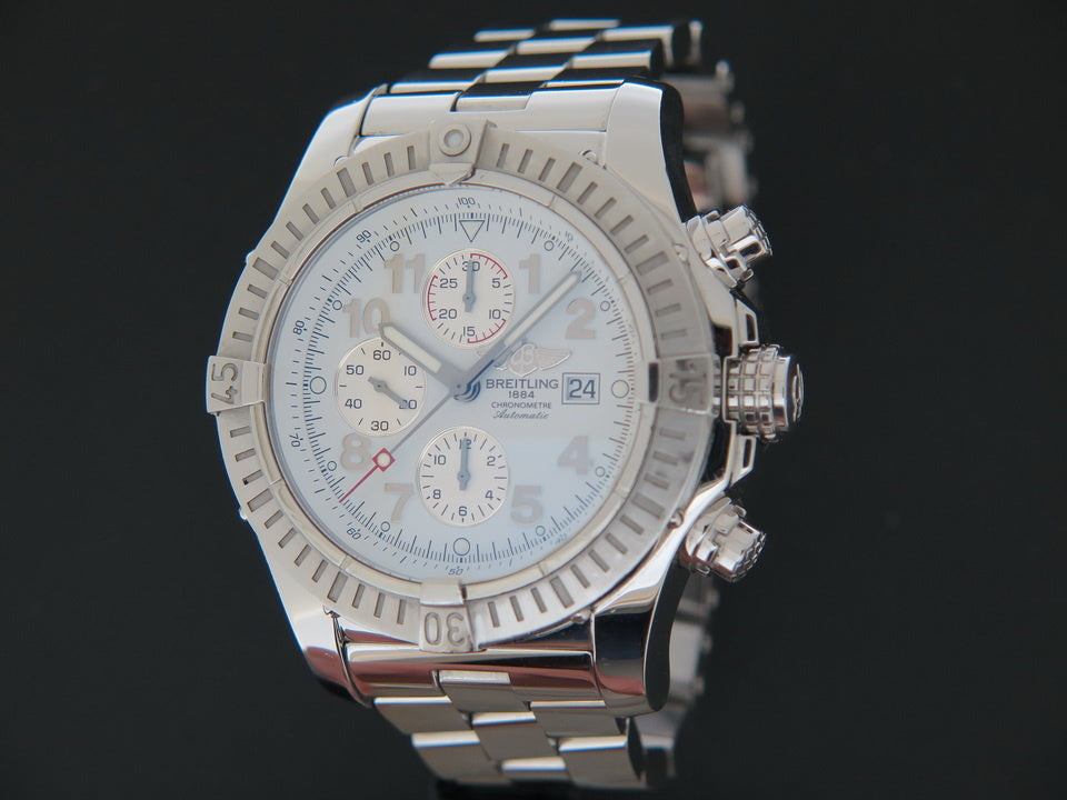 Breitling Super Avenger White Dial A13370 (1)