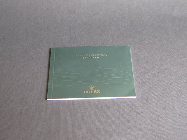 Rolex Explorer Booklet