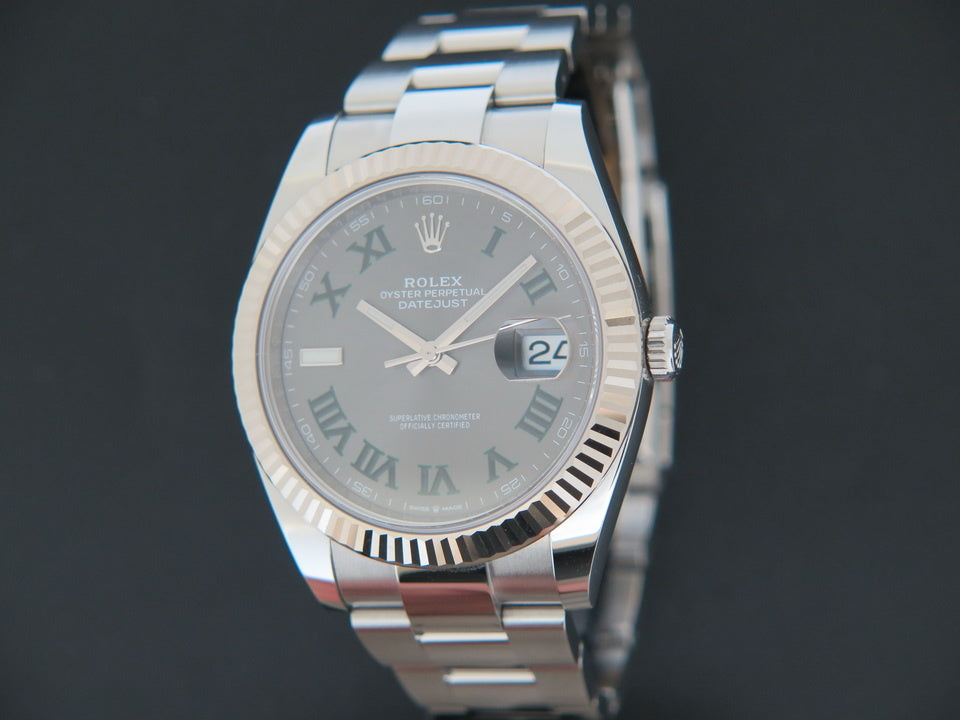 Rolex Datejust 41 Slate Roman Dial 126334 (1)