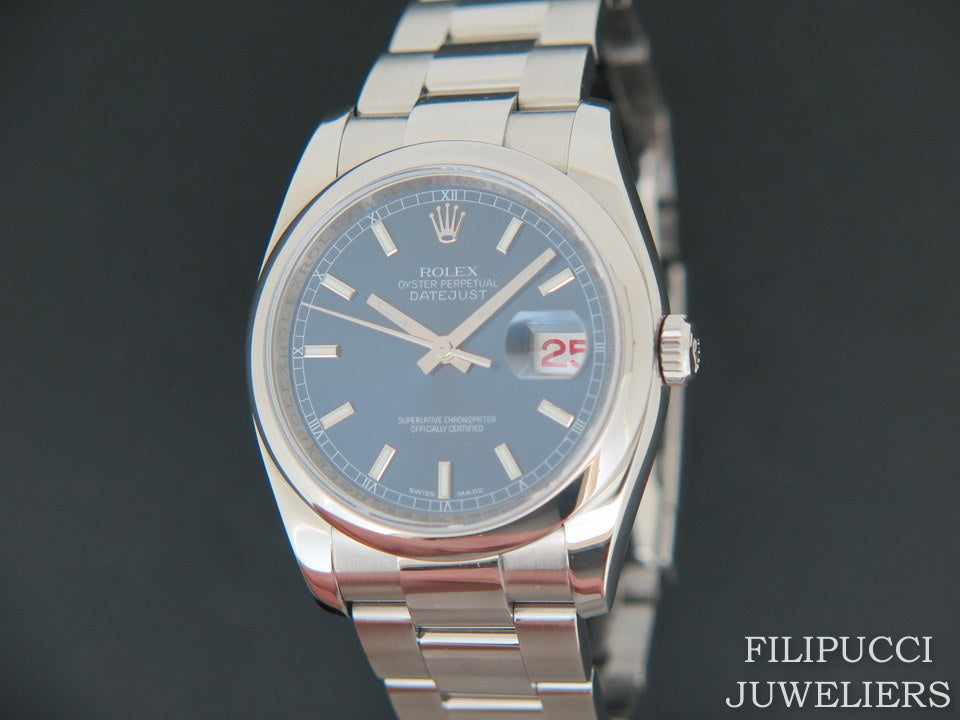 Rolex Datejust Blue Dial 116200 (1)