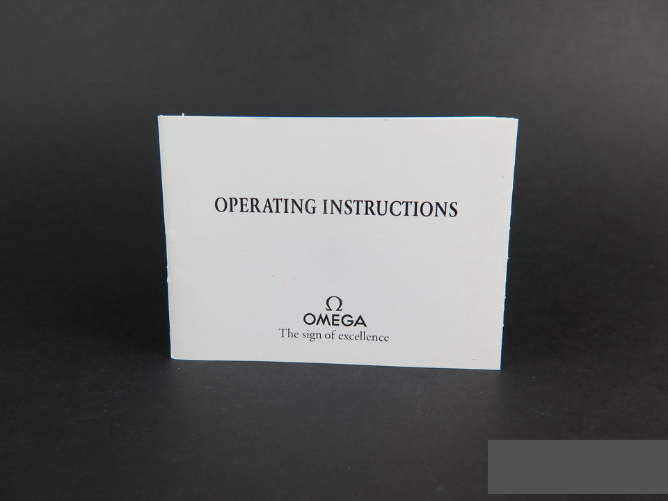 Omega Operating Instructions Cal. 1152 (1)
