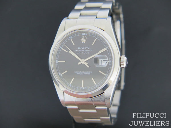 Rolex Datejust Black Dial