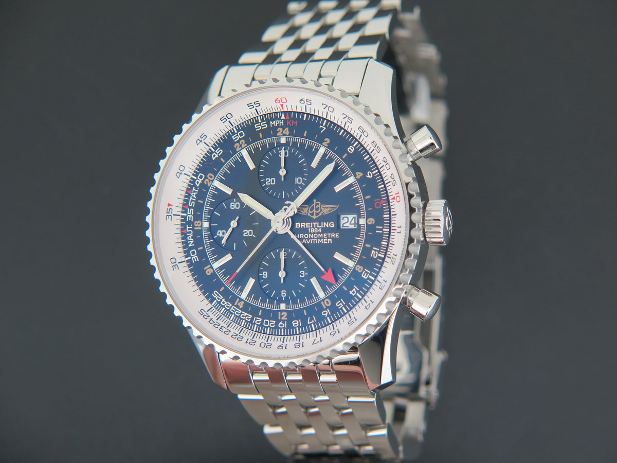 Breitling Navitimer World GMT Black Dial A2432212 / A242B26NP (1)