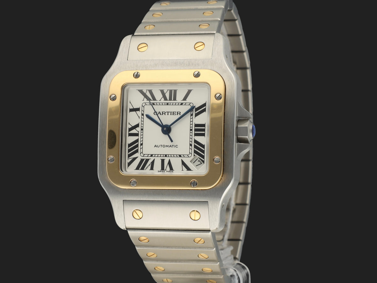 Cartier Santos Galbee XL Gold/Steel W20099C4 / 2823 (1)