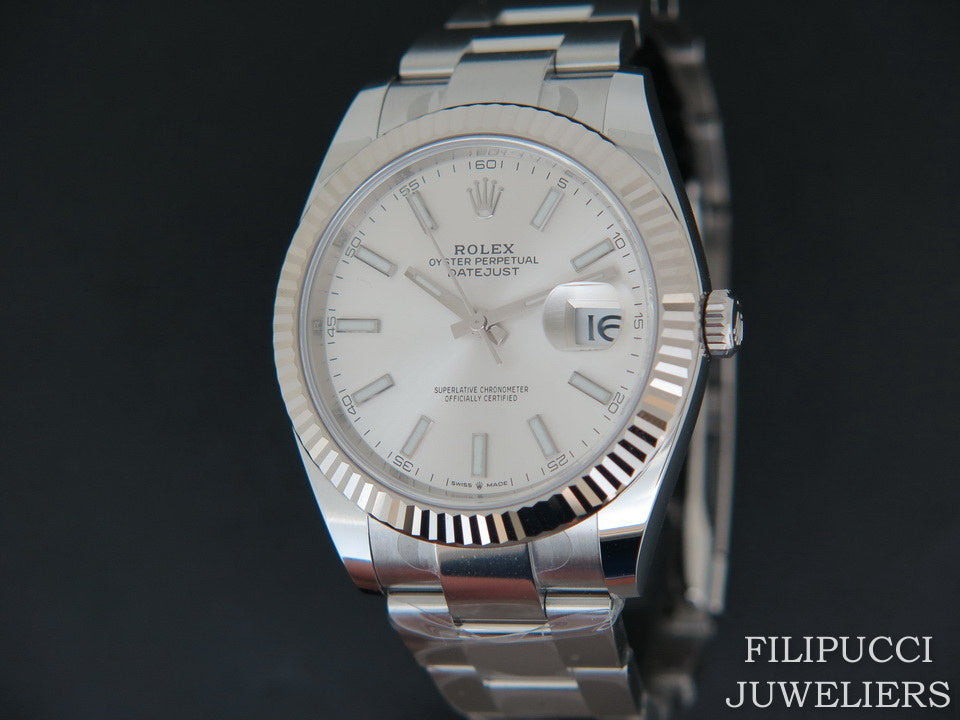 Rolex  Datejust 41 Silver Dial NEW 126334     (1)