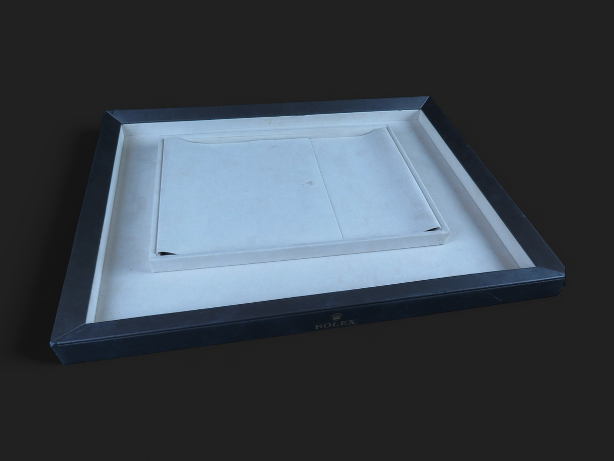 Rolex Leather Presantation Tray with Smaller Tray (1)