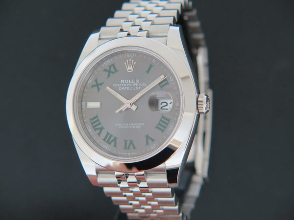 Rolex Datejust 41 Slate Roman Dial