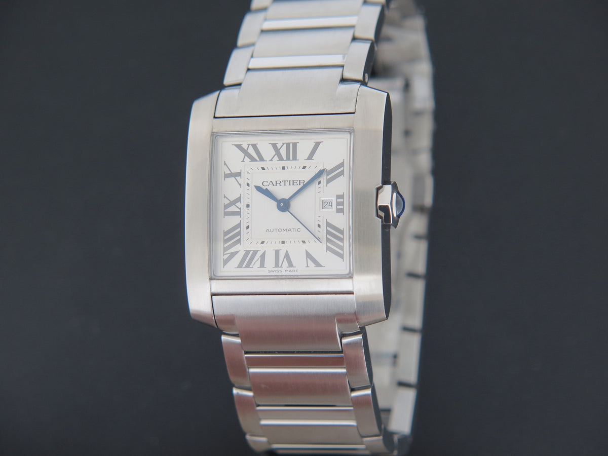 Cartier Tank Française GM Automatic Steel WSTA0067 / 4469 NEW MODEL (1)